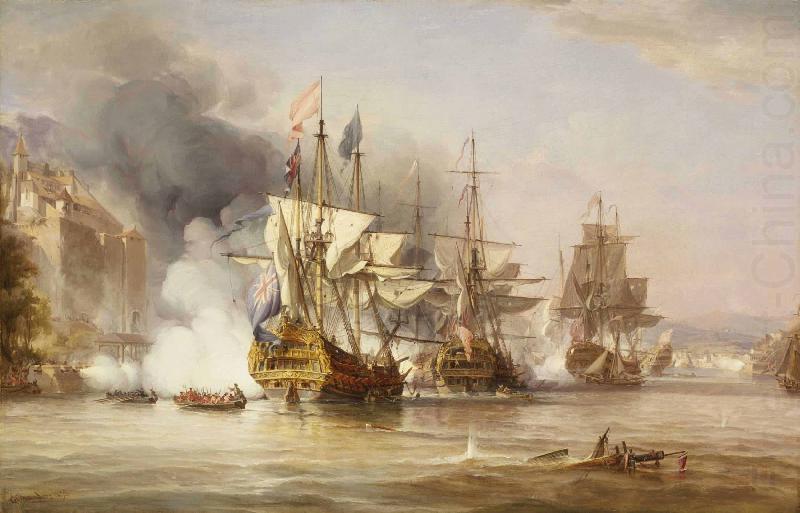 Charles Edward Chambers The Capture of Puerto Bello china oil painting image